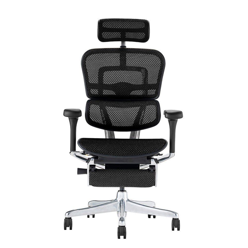 関家具 Ergohuman(エルゴヒューマン) PRO2 ottoman EHP2-LPL-DR-BF-BK ブラック