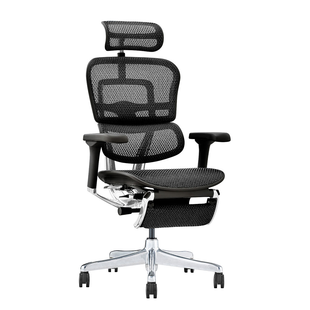 関家具 Ergohuman(エルゴヒューマン) PRO2 ottoman EHP2-LPL-DR-BF-BK ブラックの画像 #2